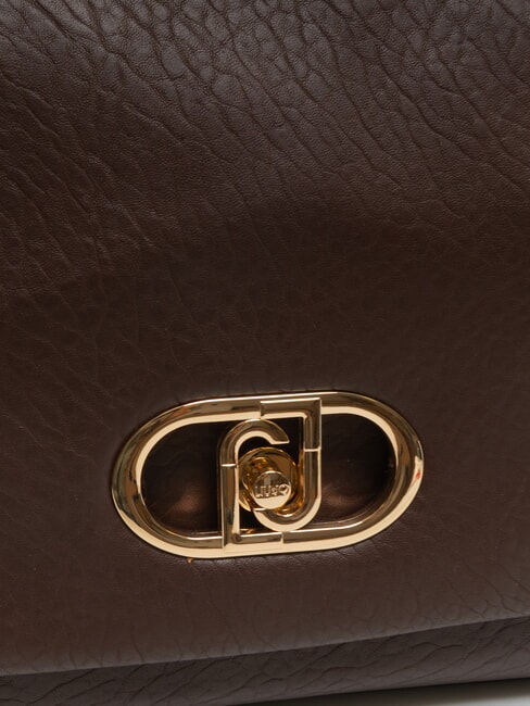 LAPUFFY Geantă de umăr cu clapă maro deschis - Genți femei