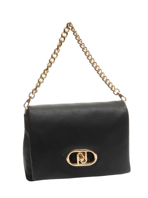 LAPUFFY Geantă de umăr cu clapă BLACK - Genți femei