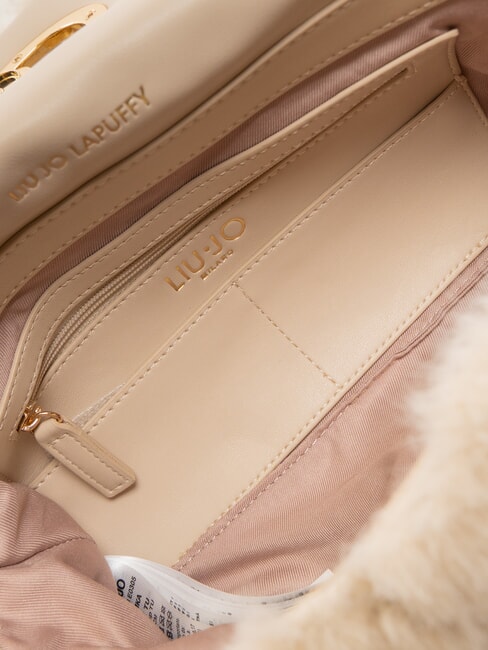 LAPUFFY Mâner cu lanț pentru geantă de pluș marmură - Genți femei