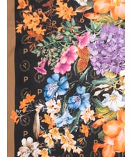 POLLINI FLOWERS TWILL Eșarfă imprimată flori negre - Eșarfe - 4