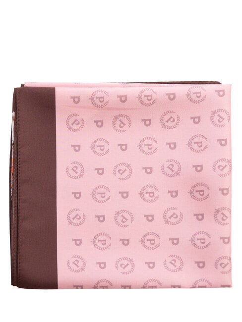 FLOWERS TWILL Eșarfă imprimată flori roz - Eșarfe