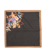 POLLINI FLOWERS TWILL Eșarfă imprimată flori negre - Eșarfe - 2