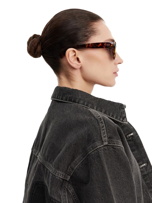 SQUARED OFF SHADES Ochelari de soare broască țestoasă ghepard - Ochelari de femeie