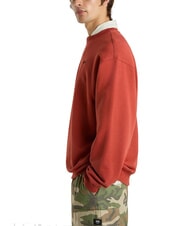 VANS SALTON Hanorac cu guler rotund din bumbac ocru roșu - hanorace - 3