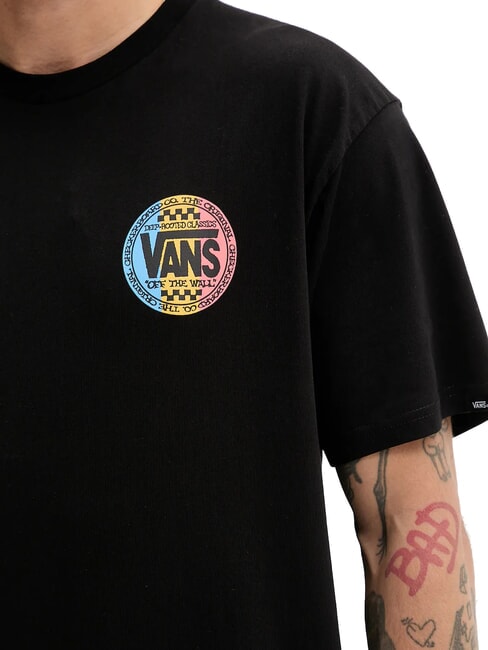 RETRO CO Tricou cu mânecă scurtă și imprimeuri negru - tricou