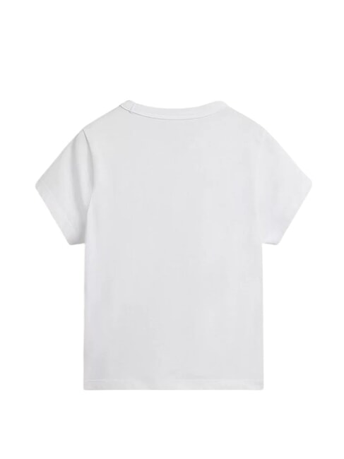 BASIC MINI Tricou din bumbac cu m&acirc;necă scurtă alb - tricou