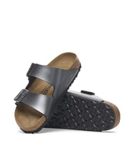 BIRKENSTOCK ARIZONA Sandale metalice tip papuc negru - Pantofi femei - 6