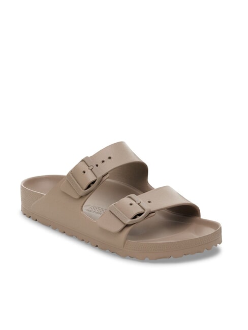 ARIZONA EVA Sandale cu două catarame taupe gri - Pantofi femei