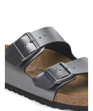 BIRKENSTOCK ARIZONA Sandale metalice tip papuc negru - Pantofi femei - 5