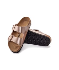 BIRKENSTOCK ARIZONA Sandale metalice tip papuc cupru - Pantofi femei - 6