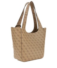 GUESS CALISTA 4G Geantă de umăr LOGO LAPTE - Genți femei - 3