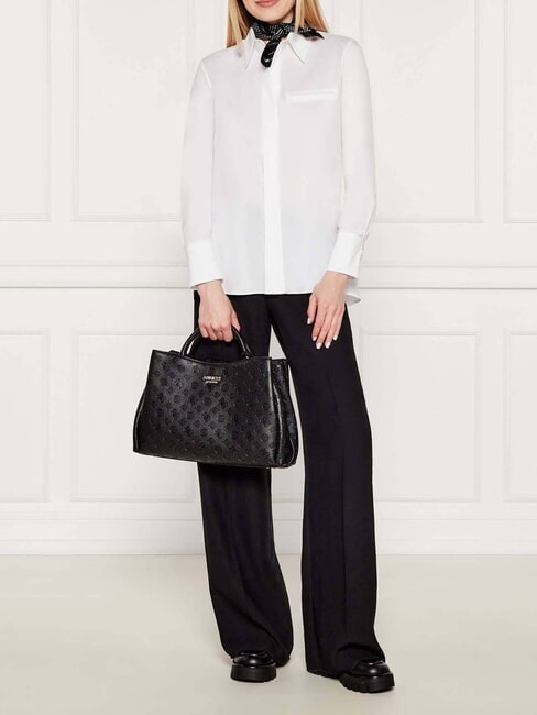 PHOEBE Geantă de mână, cu curea de umăr logo negru - Genți femei