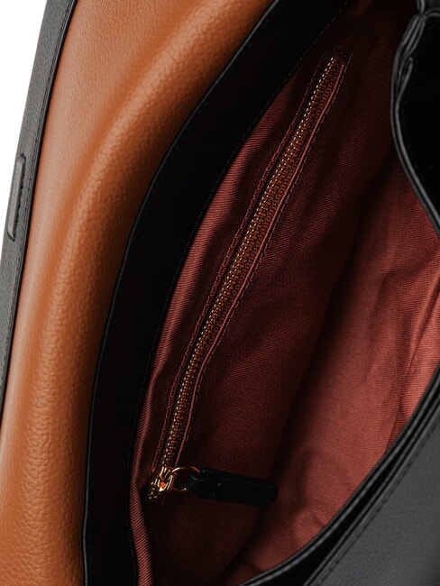 BOHEME GRANA DOUBLE  Geantă de umăr, cu curea de umăr negru/coniac - Genți femei