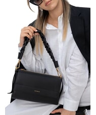 COCCINELLE BOHEME GRANA DOUBLE  Geantă de umăr, cu curea de umăr negru/coniac - Genți femei - 5