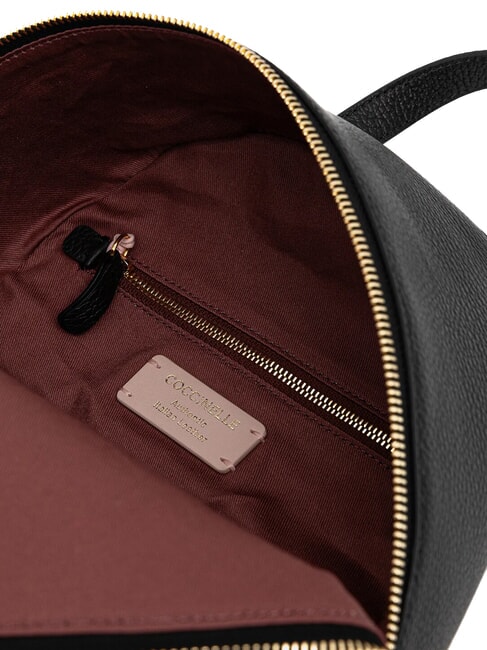 BEAT GENERATION Rucsac din piele ciocănită negru - Genți femei