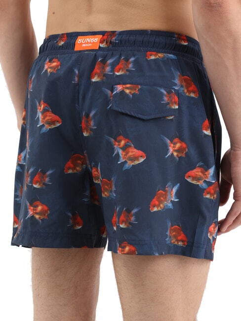 SEASIDE Costum de plajă pentru bărbați albastru marin - Costume de baie