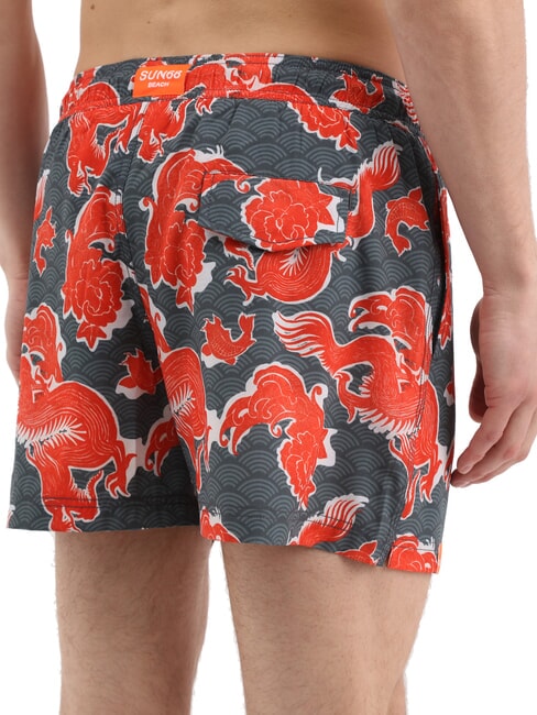 JAPAN Costum de plajă pentru bărbați negru - Costume de baie