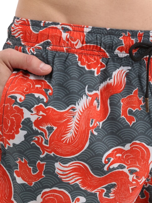 JAPAN Costum de plajă pentru bărbați negru - Costume de baie