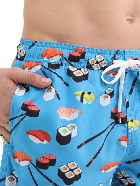 JAPAN Costum de plajă pentru bărbați albastru - Costume de baie