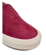 VANS CLASSIC Teniși slip-on din piele întoarsă rododendron - Pantofi unisex - 4