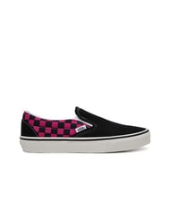 VANS CLASSIC POP CHECK Teniși slip-on &icirc;n carouri trandafir de zmeură - Pantofi unisex - 2