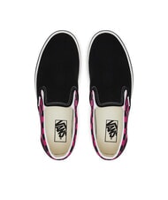 VANS CLASSIC POP CHECK Teniși slip-on &icirc;n carouri trandafir de zmeură - Pantofi unisex - 3