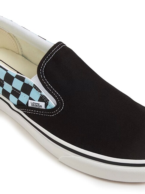 CLASSIC POP CHECK Teniși slip-on în carouri albastru cristalin - Pantofi unisex