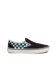 VANS CLASSIC POP CHECK Teniși slip-on în carouri albastru cristalin - Pantofi unisex - 2
