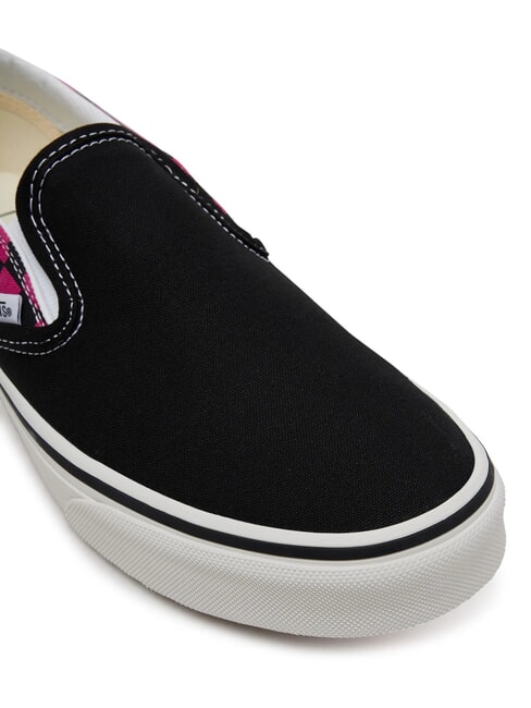 CLASSIC POP CHECK Teniși slip-on &icirc;n carouri trandafir de zmeură - Pantofi unisex