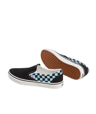 VANS CLASSIC POP CHECK Teniși slip-on în carouri albastru cristalin - Pantofi unisex - 4