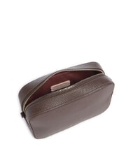 COCCINELLE TEBE Geanta de umar din piele texturata brunetă - Genți femei - 3