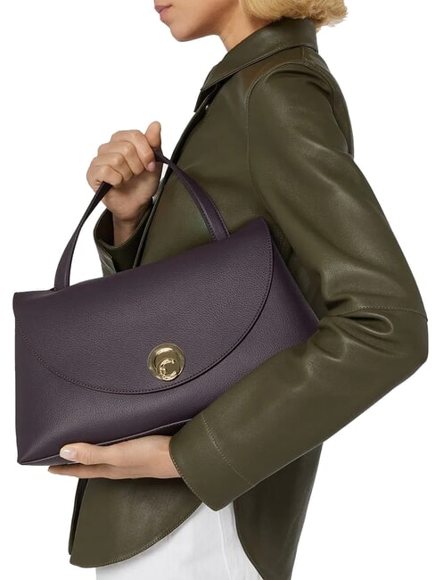 NIKLA Geantă de mână, cu curea de umăr negru/coniac - Genți femei