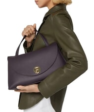 COCCINELLE NIKLA Geantă de mână, cu curea de umăr negru/coniac - Genți femei - 4