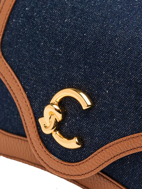 C-ME DENIM Geantă de umăr coniac albastru - Genți femei