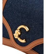 COCCINELLE C-ME DENIM Geantă de umăr coniac albastru - Genți femei - 3