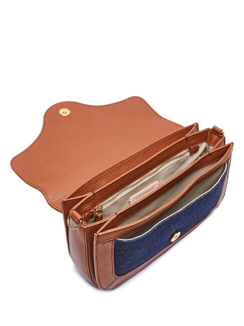 C-ME DENIM Geantă de umăr coniac albastru - Genți femei