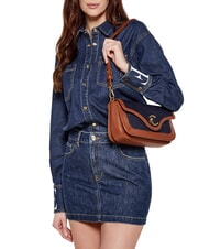 COCCINELLE C-ME DENIM Geantă de umăr coniac albastru - Genți femei - 5