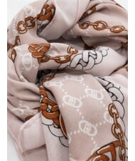 LIUJO CHAIN Eșarfă cu imprimeu integral natural - Eșarfe - 3