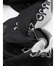 LIUJO CHAIN Eșarfă cu imprimeu integral BLACK - Eșarfe - 4