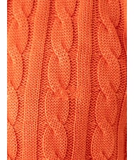 SUN68 VINTAGE Pulover cu guler rotund, tricotat cu împletitură geranium - Pulovere pentru bărbați - 2