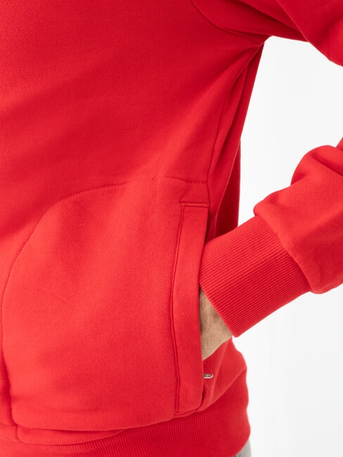 MINI LOGO Hanorac cu fermoar complet roșu aprins - hanorace