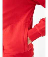 SUN68 MINI LOGO Hanorac cu fermoar complet roșu aprins - hanorace - 3