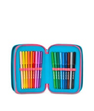 MERMAID M. FEVER Penar cu 3 fermoare și trusă școlară fluorescent turcoaz - Penare și accesorii - 4