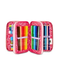 SJGANG CAT&AIR Penar cu 3 fermoare și trusă școlară PLAJA NEGRU - Penare și accesorii - 2