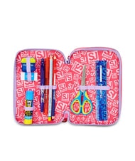 SJGANG CAT&AIR Penar cu 3 fermoare și trusă școlară PLAJA NEGRU - Penare și accesorii - 4