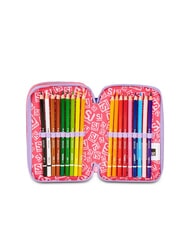 SJGANG CAT&AIR Penar cu 3 fermoare și trusă școlară PLAJA NEGRU - Penare și accesorii - 5