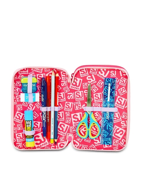 CAT LED Penar cu 3 fermoare și trusă școlară fuxiafluo - Penare și accesorii