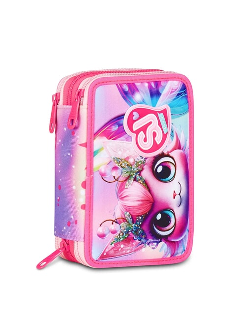 CAT LED Penar cu 3 fermoare și trusă școlară fuxiafluo - Penare și accesorii