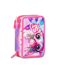 SJGANG CAT LED Penar cu 3 fermoare și trusă școlară fuxiafluo - Penare și accesorii - 6