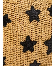 SUN68 RAFIA Geantă de plajă din rafie nisip/ciclamen - Genți femei - 3